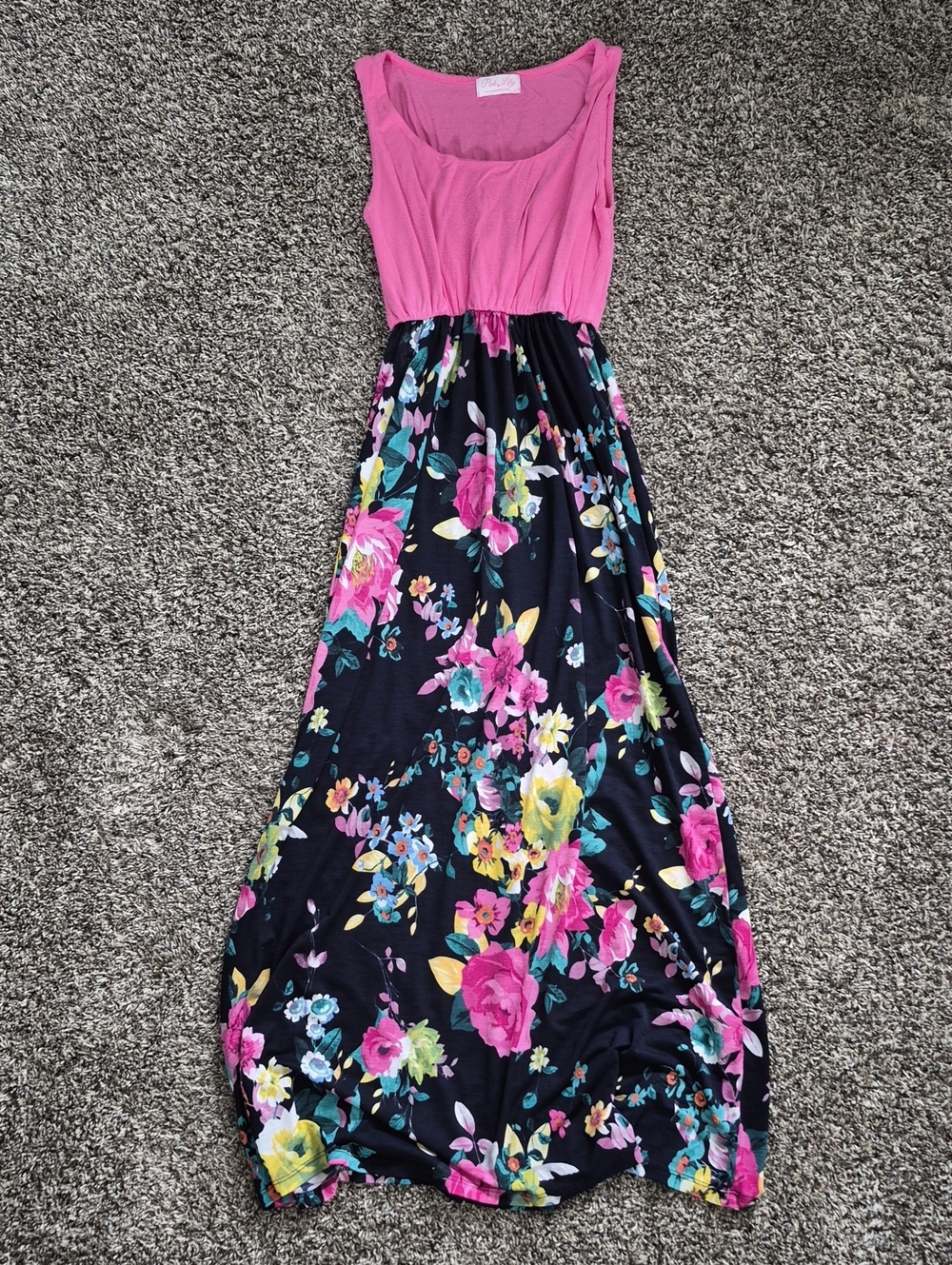 Pink Lily Maxi Tank Dress